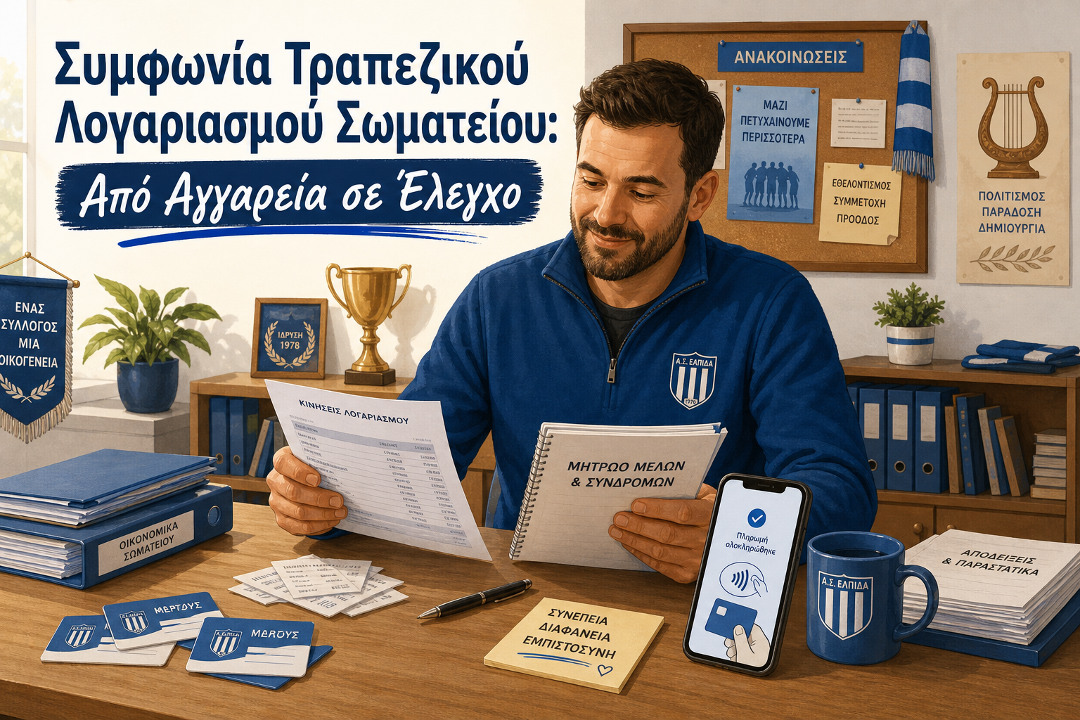 Συμφωνία Τραπεζικού Λογαριασμού Σωματείου